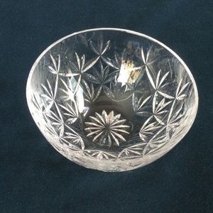 Vintage Tiffany Crystal Bowl 5 1/2” wide by 2 1/2” high.